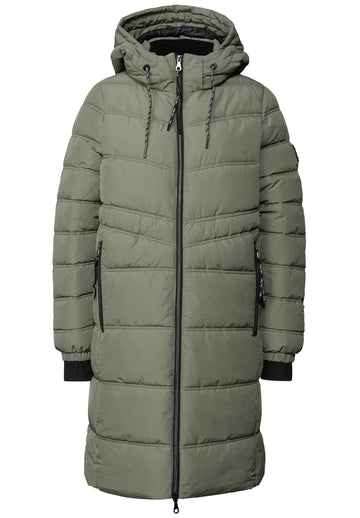 Lange Steppjacke