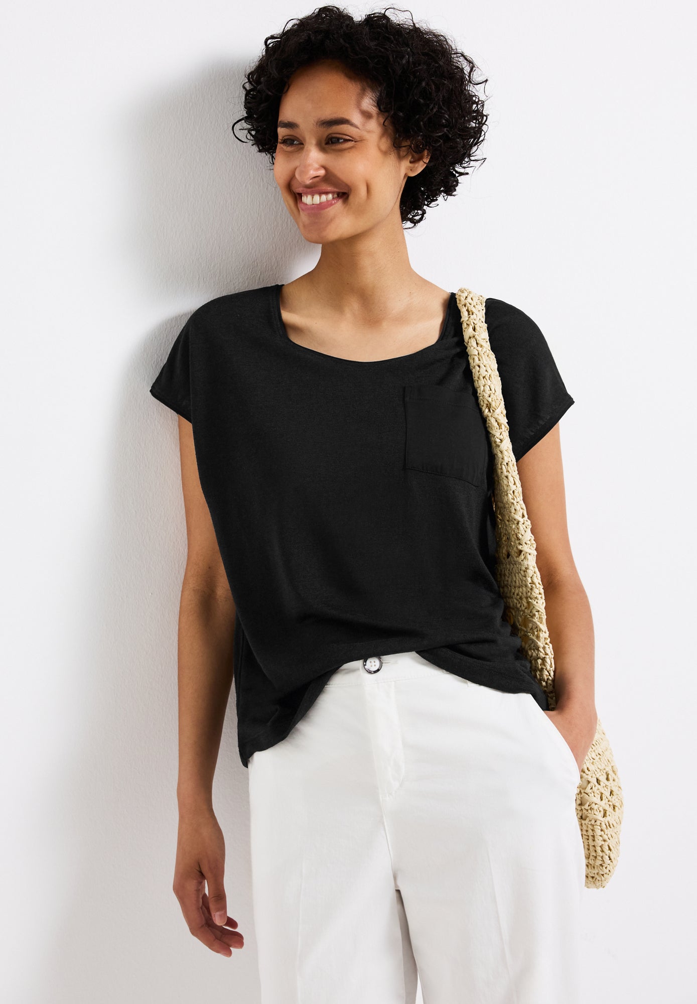 Street One T-Shirts  schwarz