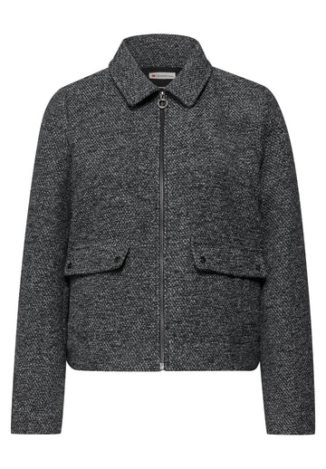 Melierte Jacke