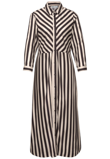 Midi-Kleid mit Knopfleiste