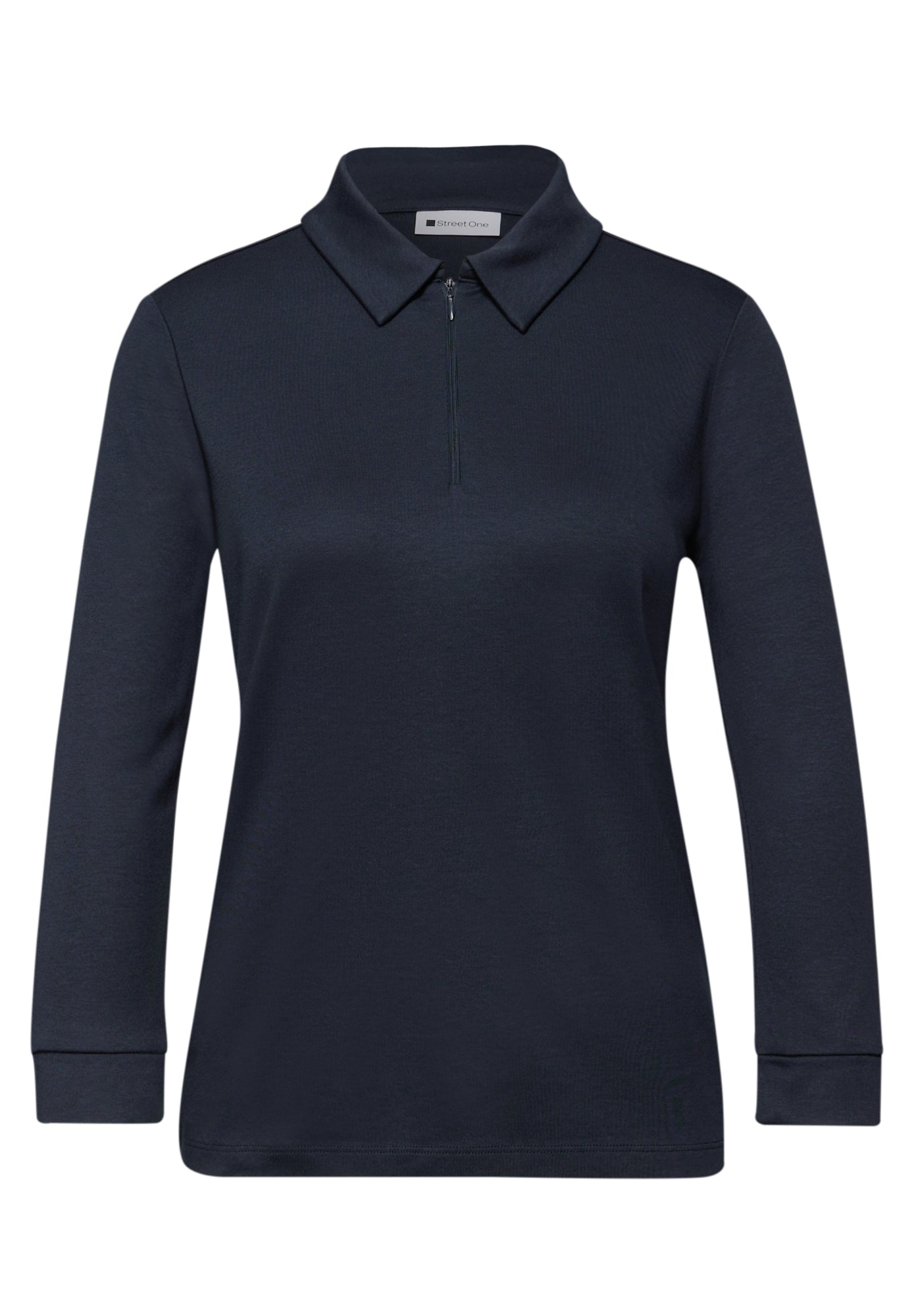 Street One Langarmshirts  dunkelblau