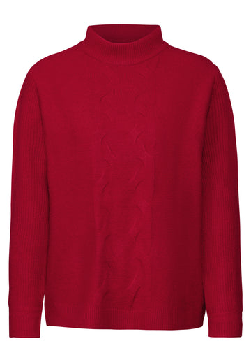 Pullover mit Strickmuster