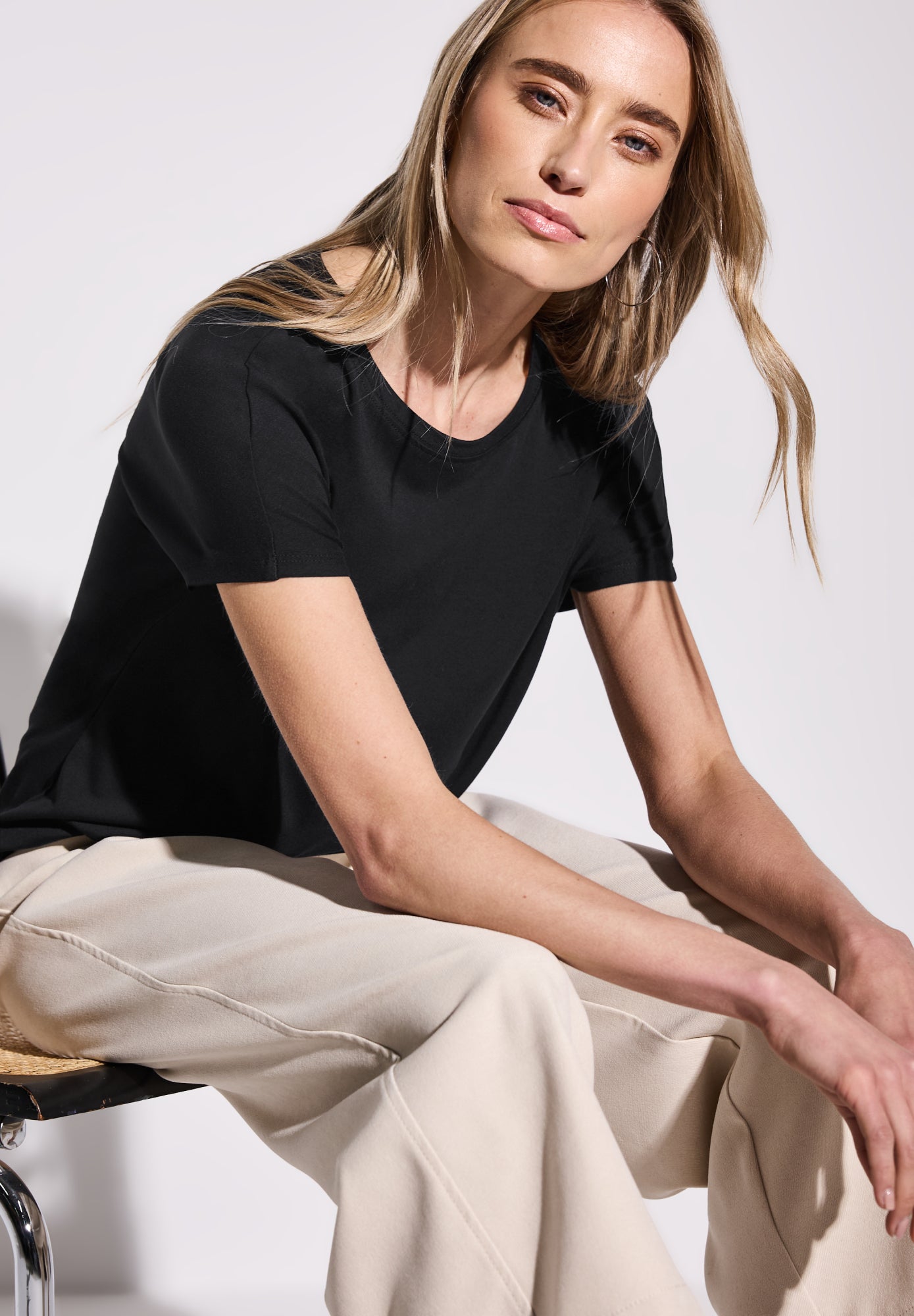 Street One T-Shirts  schwarz