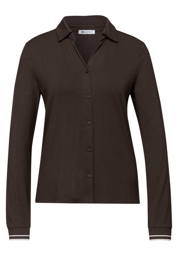 Shirt im Blusen-Look