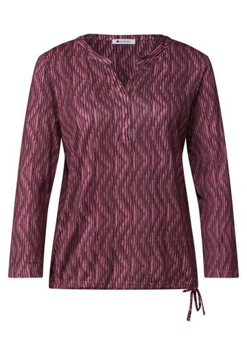 Shirt im Tunika-Optik mit Print