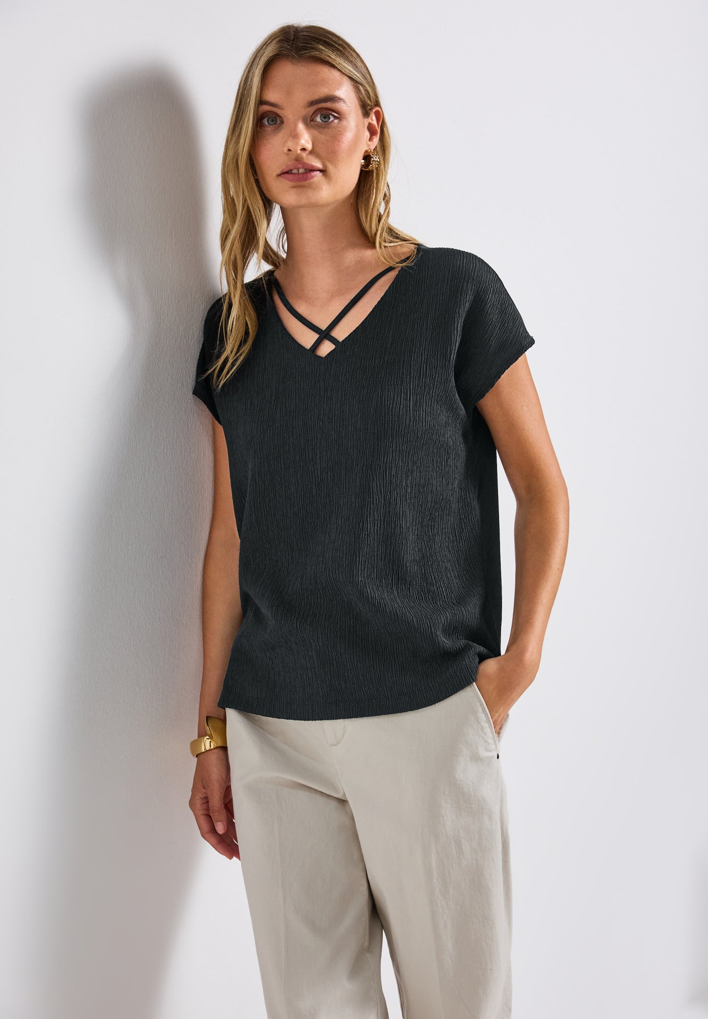 Street One T-Shirts  grün
