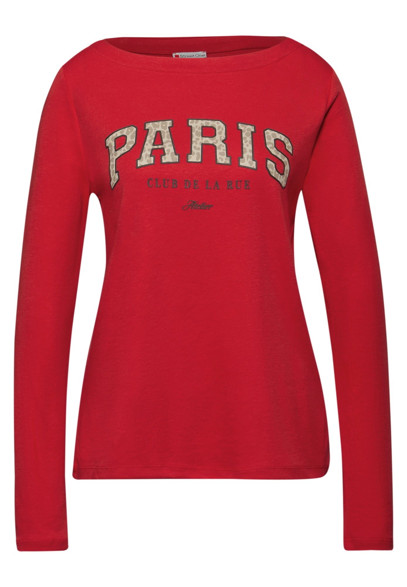 Street One Langarmshirts  rot