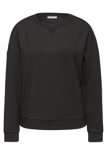 Shirt mit Ripp-Detail