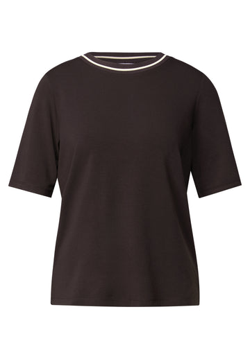 Shirt mit Rippdetail