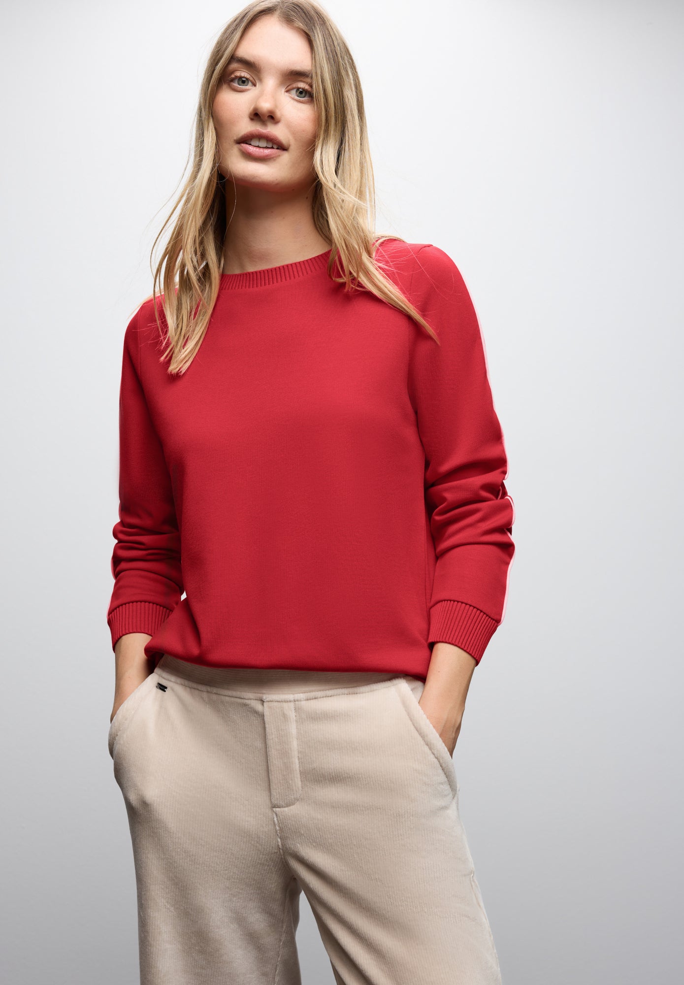 Street One Pullover  rot