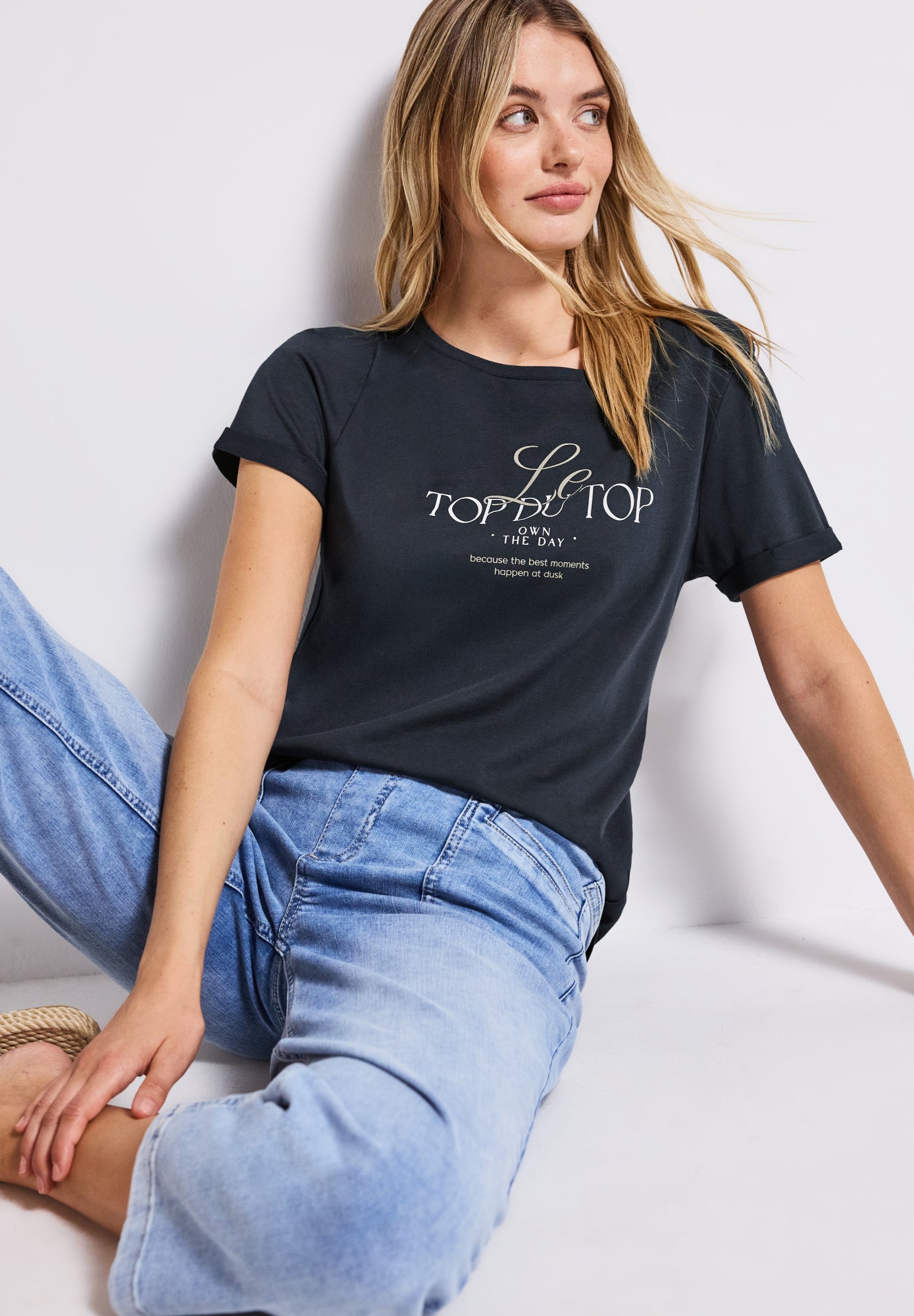 Street One T-Shirts  blau