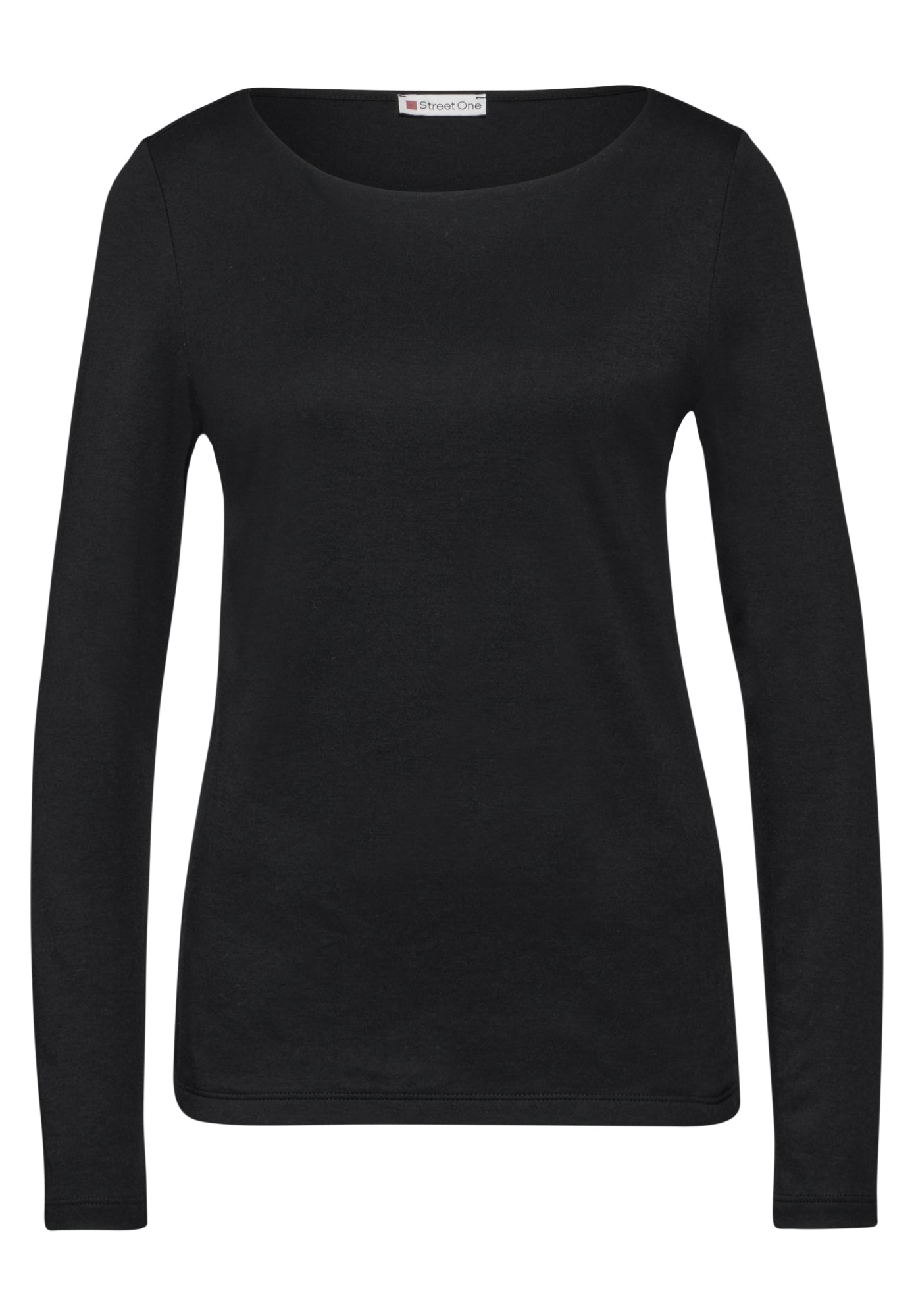 Street One Langarmshirts  schwarz