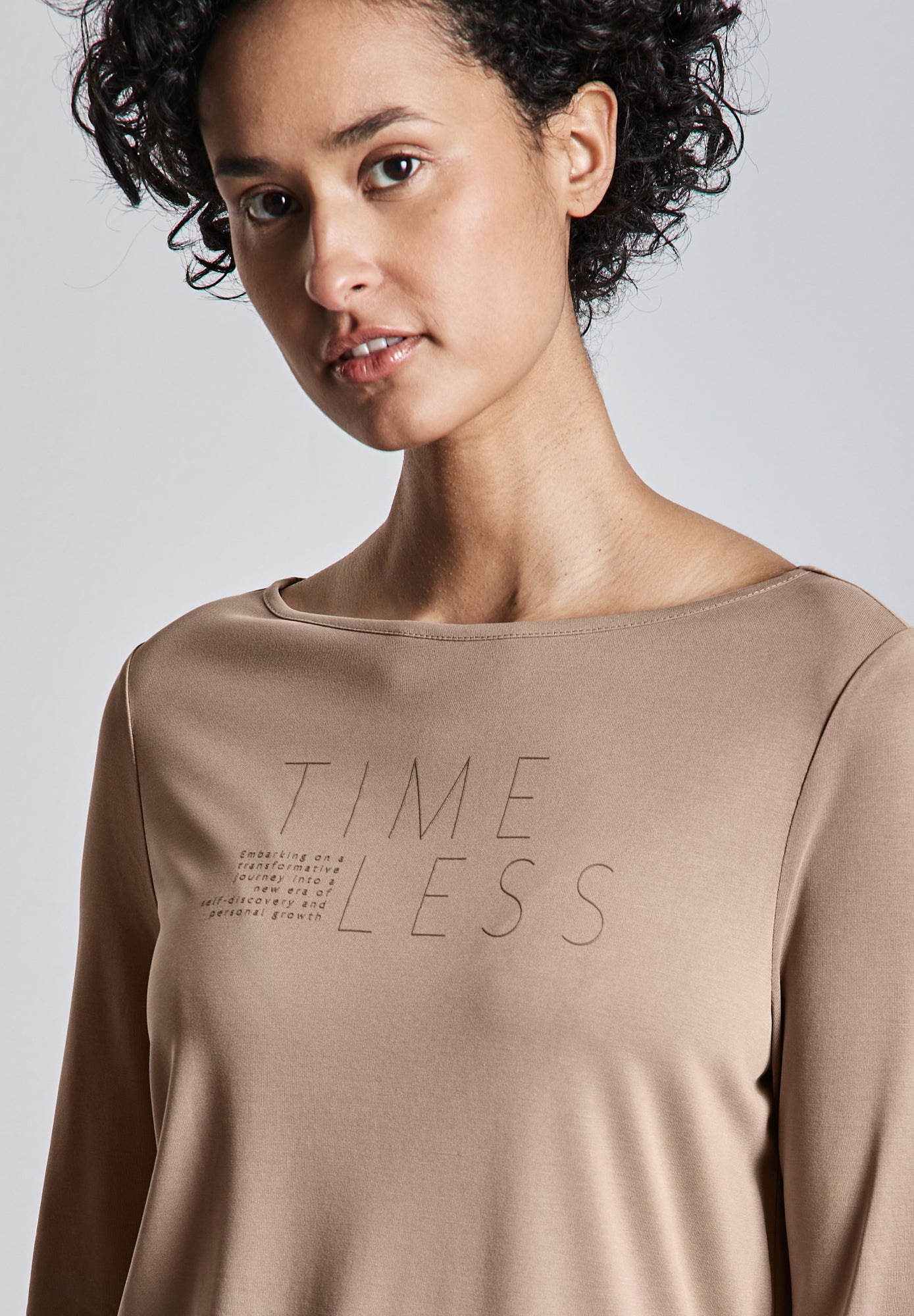 Street One Langarmshirts  braun