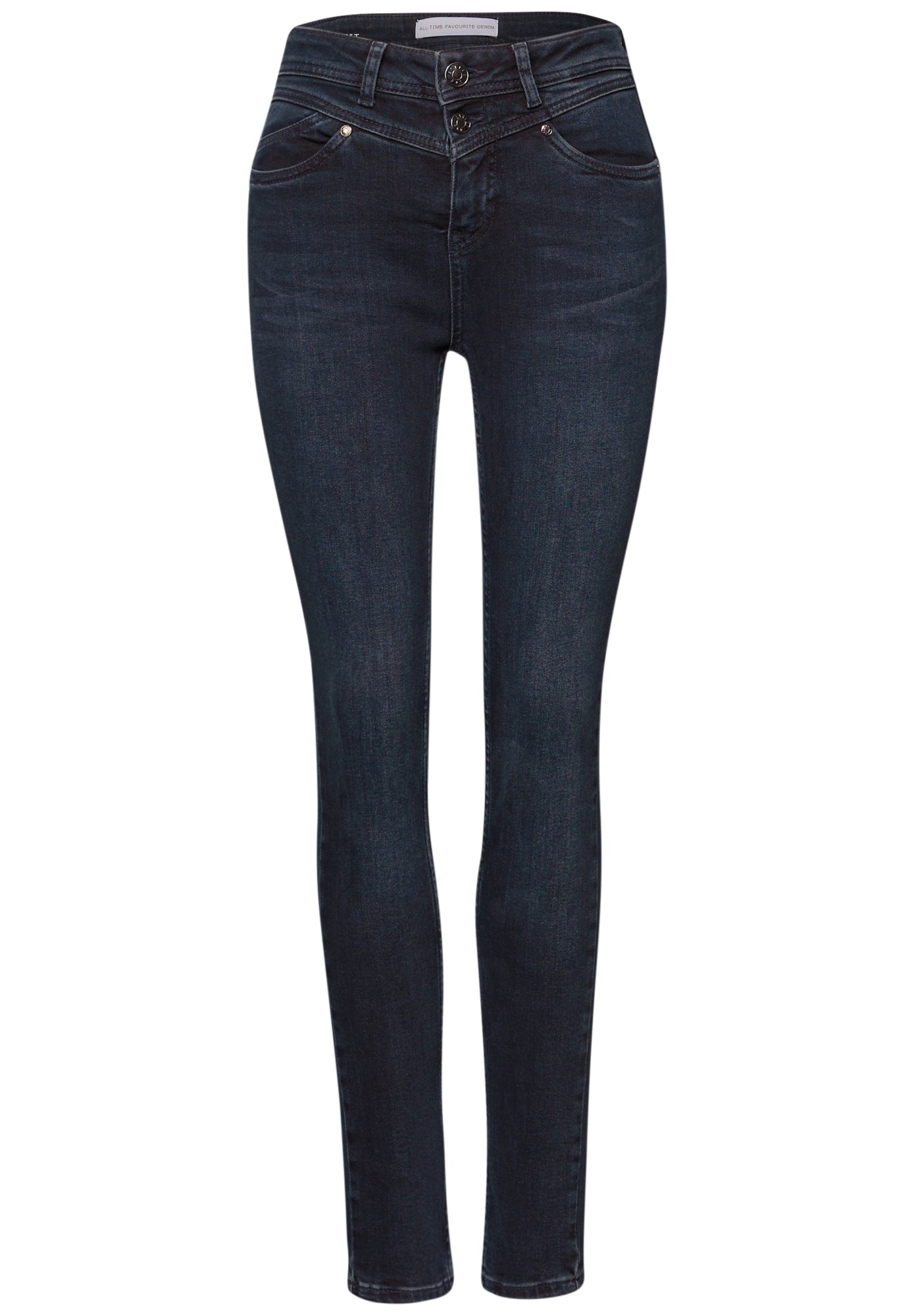 Street One Skinny, Slim  schwarz
