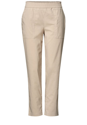 Slim Leg Chino mit Elastikbund