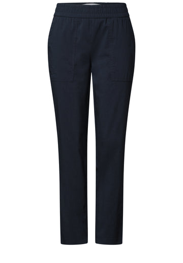 Slim Leg Chino mit Elastikbund