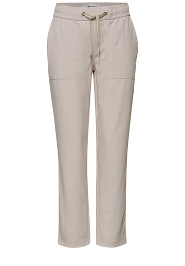 Slim Leg Hose in Melange-Optik
