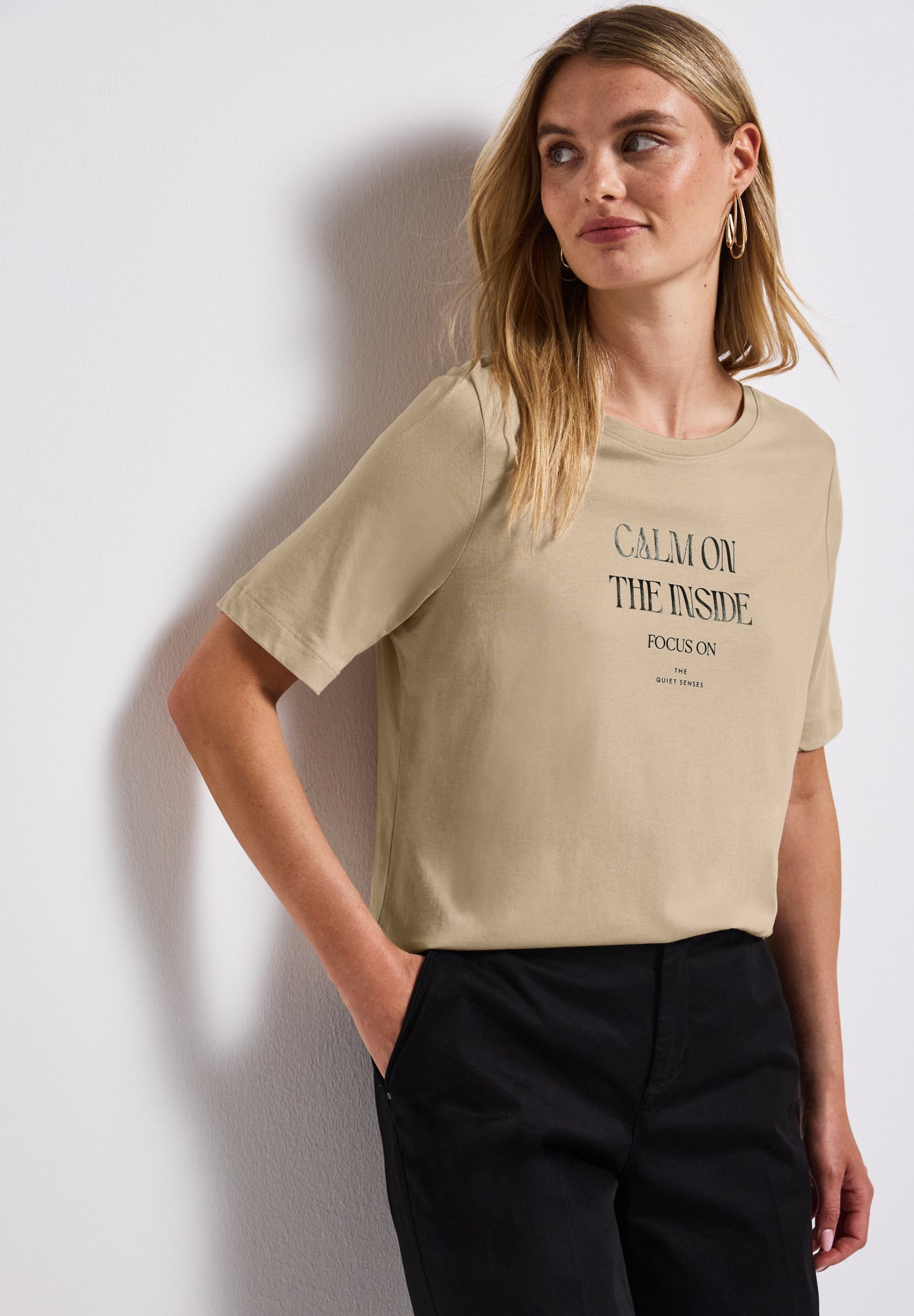 Street One T-Shirts  beige