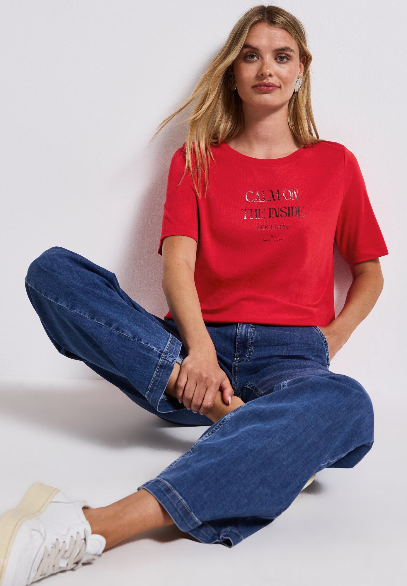 Street One T-Shirts  rot