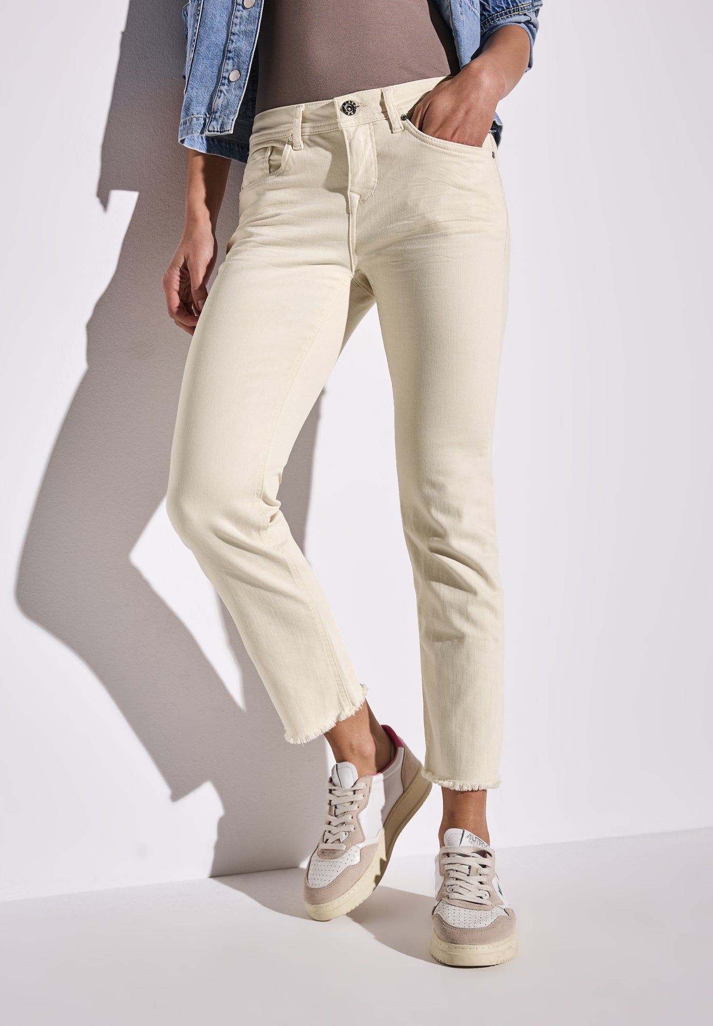 Street One Skinny, Slim  creme