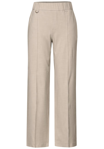 Straight Leg Melange-Hose