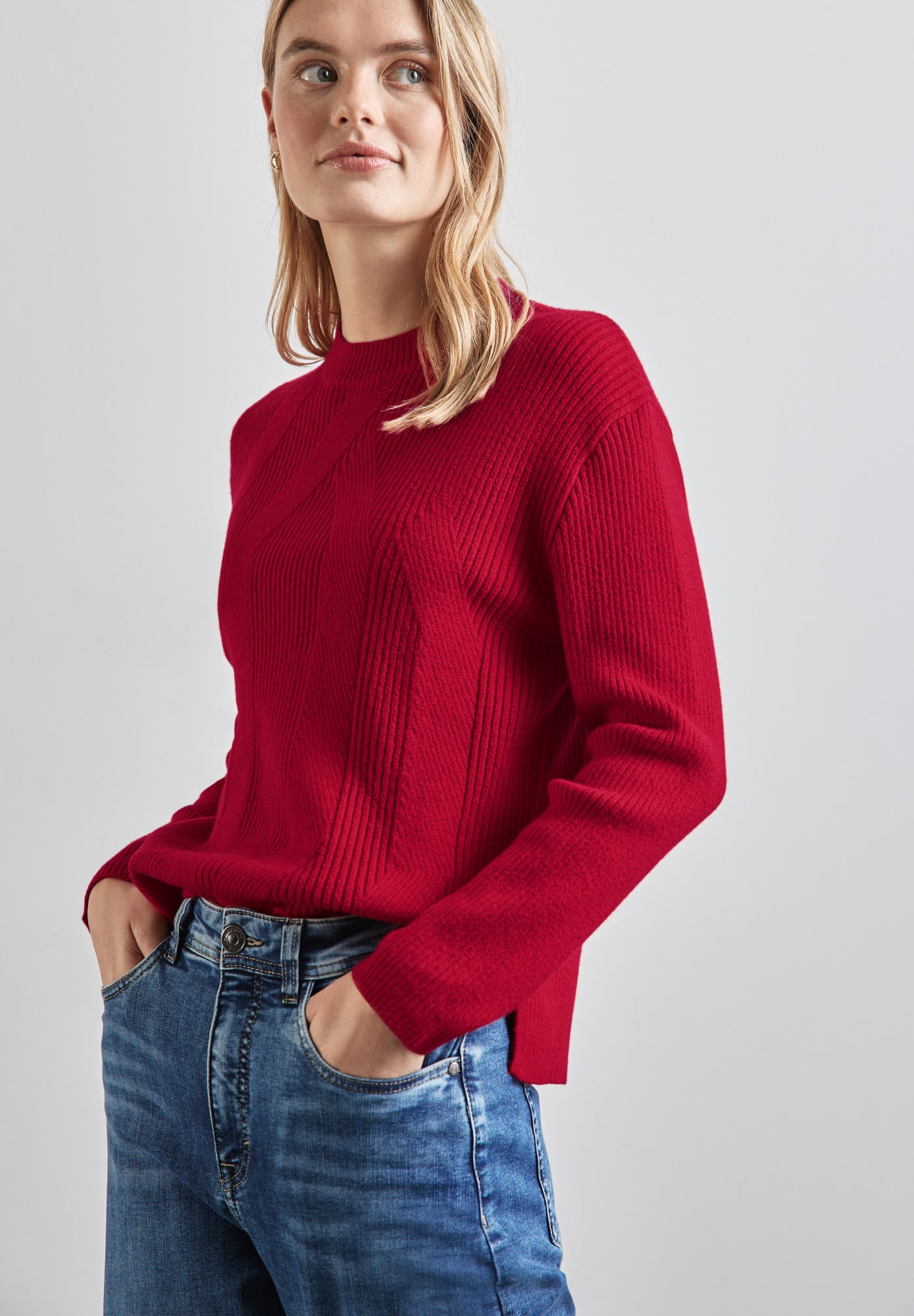 Street One Pullover  rot
