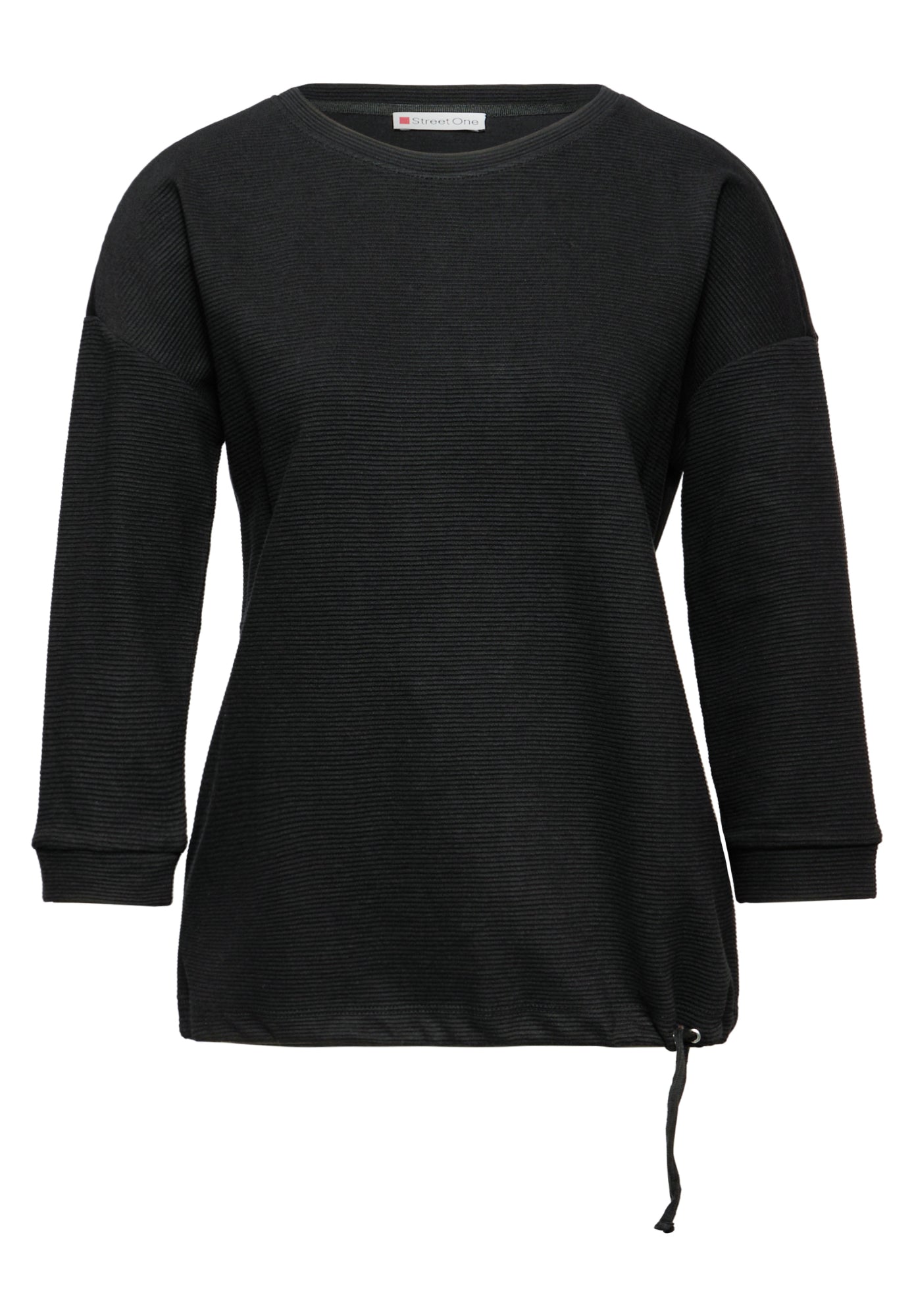 Street One Langarmshirts  schwarz
