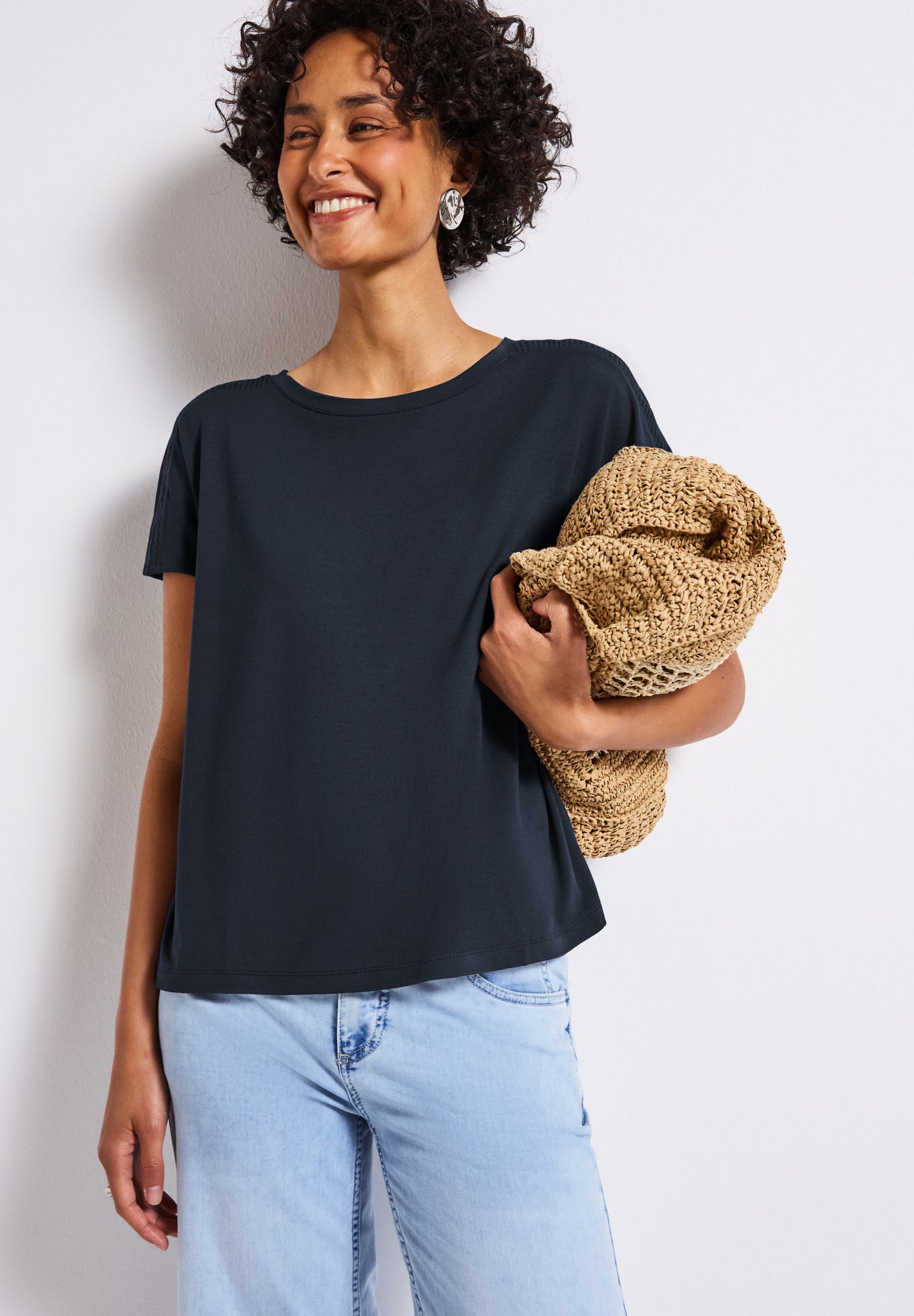Street One T-Shirts  dunkelblau