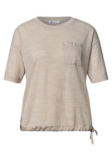 T-Shirt mit Brusttasche