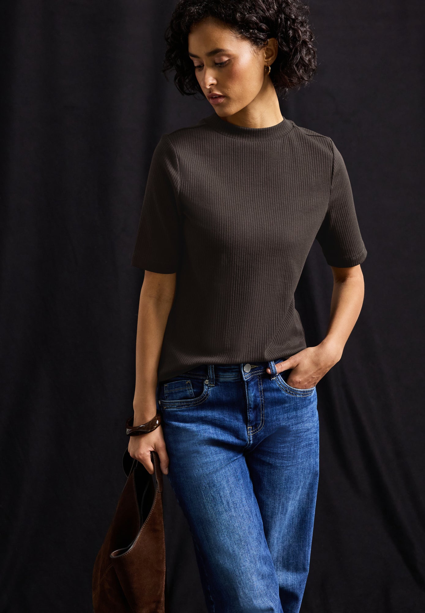 Street One T-Shirts  braun