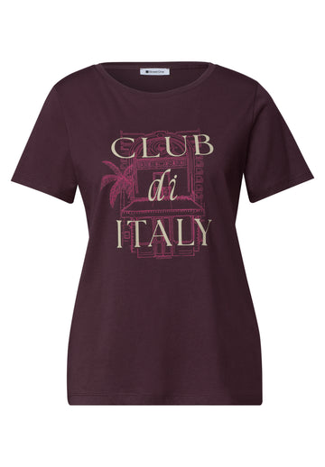 T-Shirt mit Rundhals und Artwork