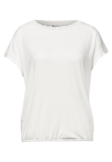 T-Shirt mit Rundhals und Deko-Tape