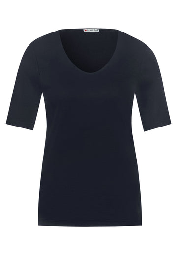 T-Shirt mit V-Ausschnitt
