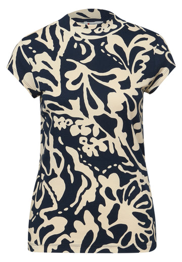 T-Shirt mit floralem Grafikprint