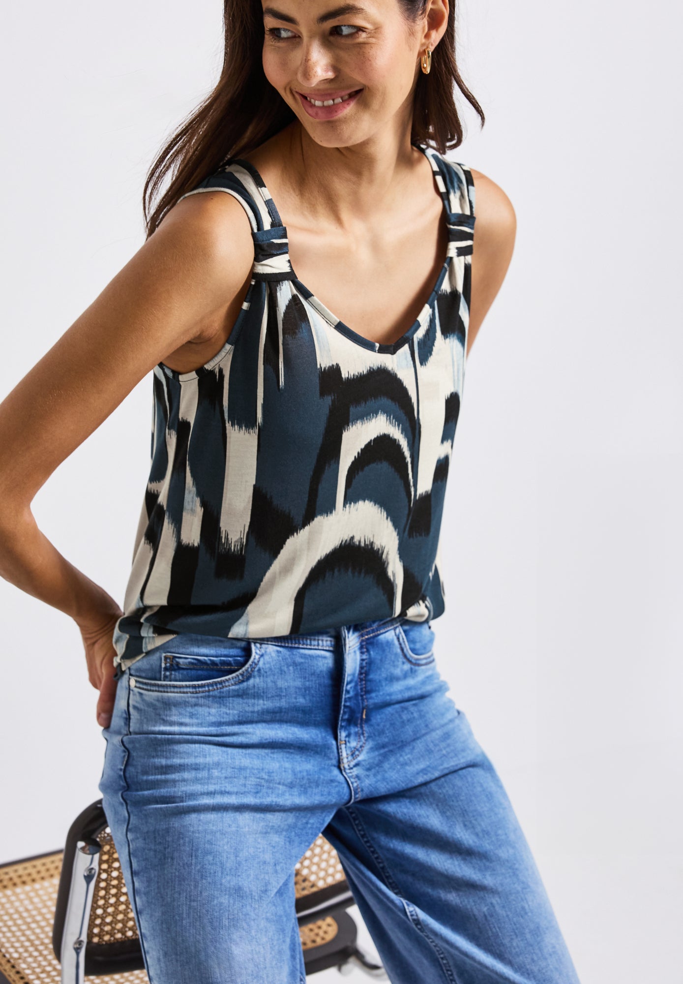 Street One Tops  blau