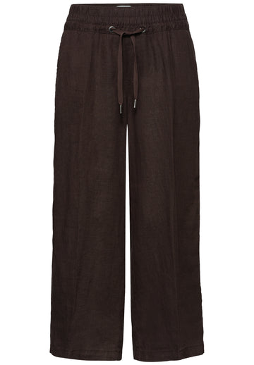 Wide Leg Hose im Loose Fit aus Leinen