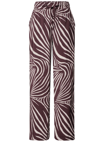 Wide Leg Hose mit Print