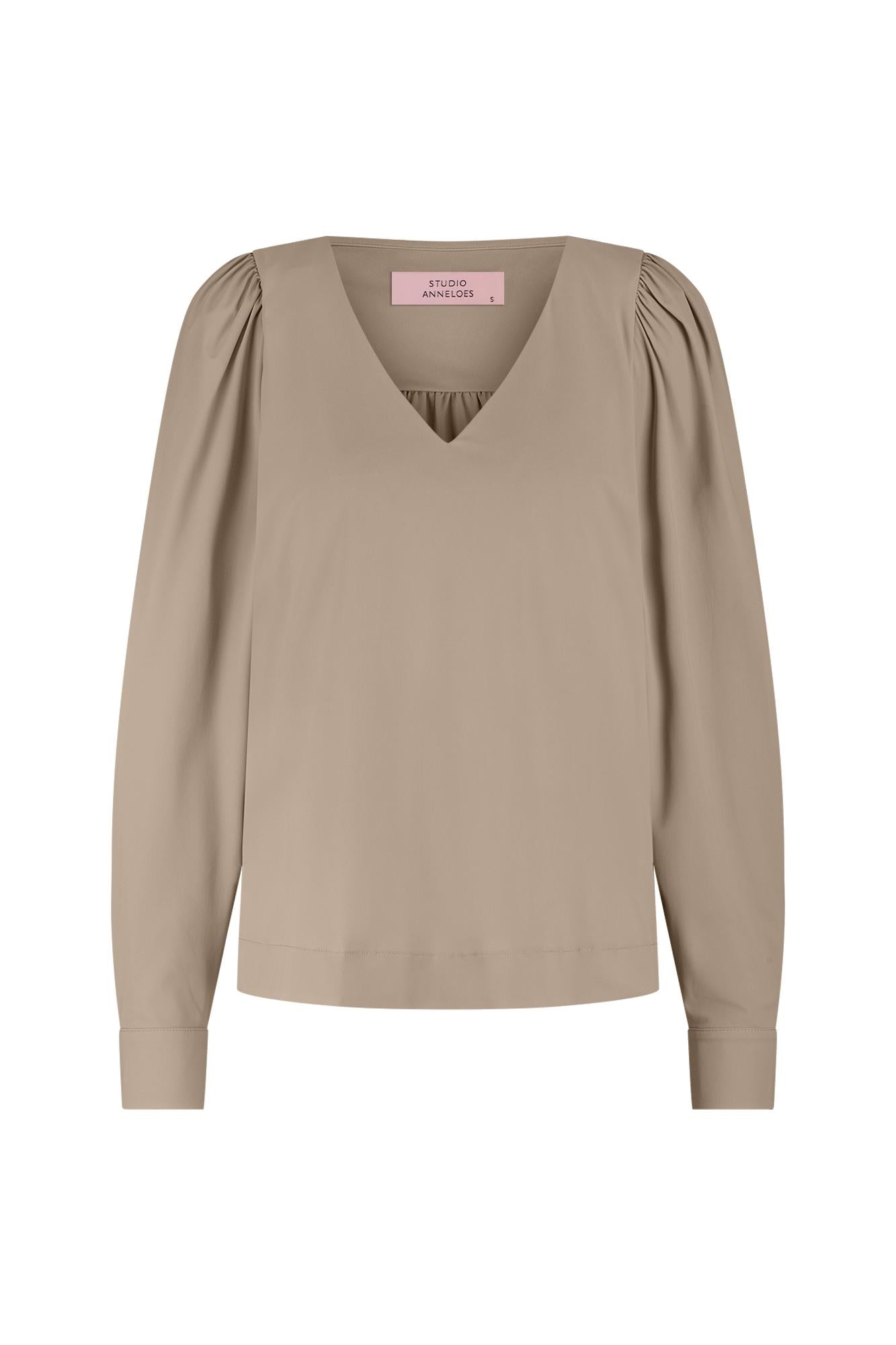 Studio Anneloes Blusen  hellbraun