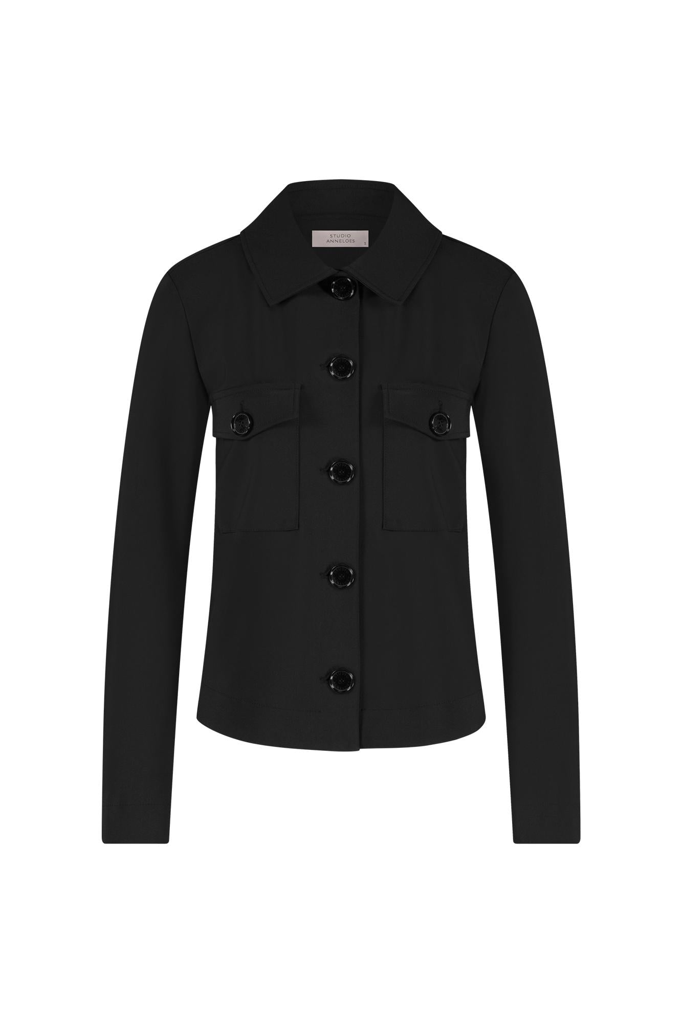 Studio Anneloes Jeansjacken  schwarz