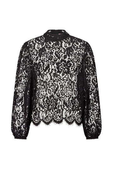 Langarmshirt aus Spitze