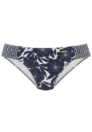 Bikini-Hose mit Raffung