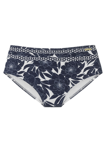 Bikinihose mit floralem Print