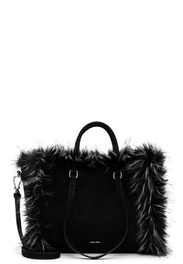 SFY Chessy Shopper mit Bag-in-Bag und Kunstfell-Optik