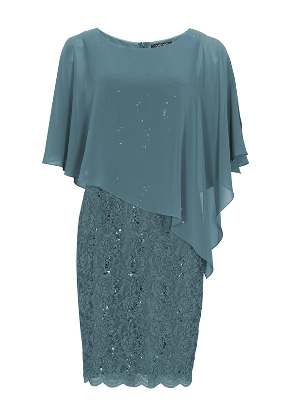 Swing Cocktailkleider  grün