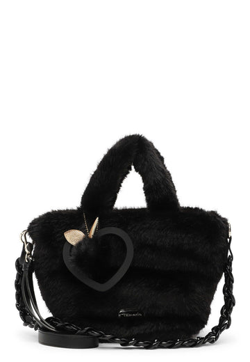 MARIJANA Shopper in Kunstpelz-Optik
