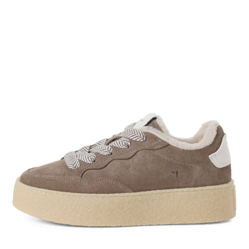 Sneaker Low aus Veloursleder