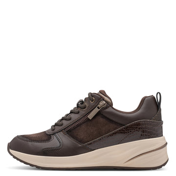 Sneaker Low mit Keilabsatz