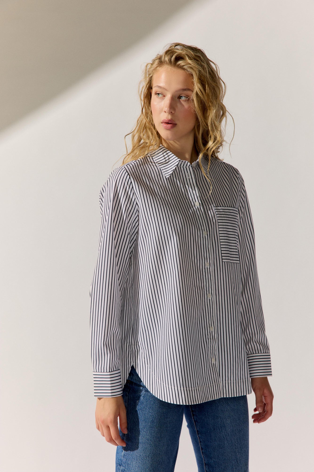 The Fashion People Blusen  dunkelblau