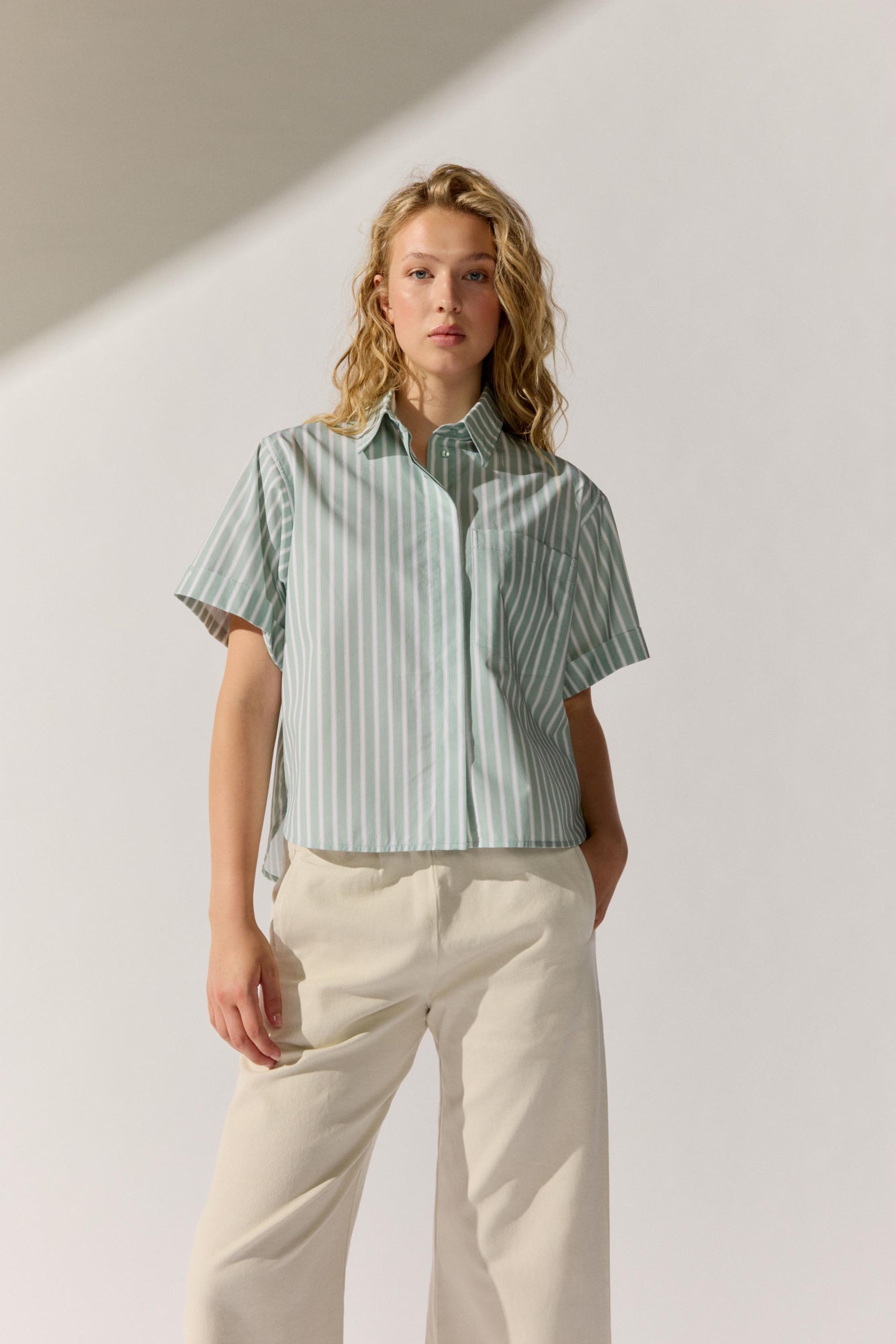 The Fashion People Blusen  grün
