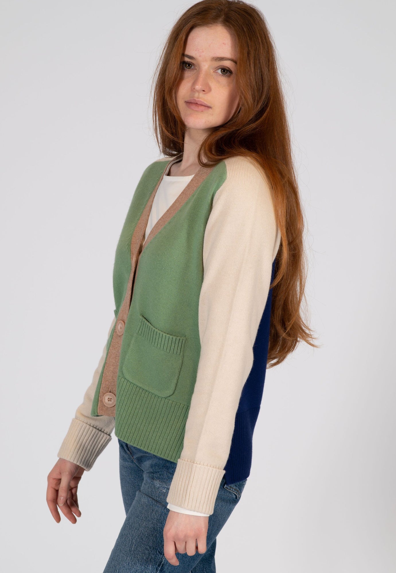 The Fashion People Strickjacken  bunt